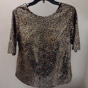 Sequin Top - Short Sleeve - Gently Used